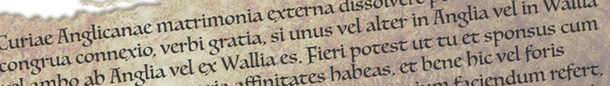 Latin text